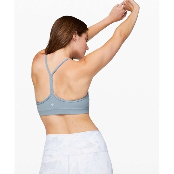 Lululemon | Flow Y Bra Chambray Blue Size 8 - Picture 4 of 8